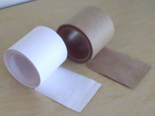 36 foot paper tape combo pack - white &amp; tan - 2 inch kraft - water activated for sale