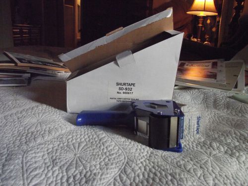2&#034; shurtape pistal grip carton sealing tape dispenser sd932 - no 900617 nib for sale