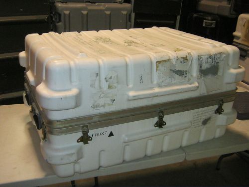 Thermodyne shock stop 37x28x19 single lid hard plastic shipping storage case wht for sale