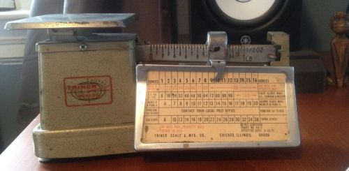 1971 Triner Shipping Scale 0 - 16 Ounces (1 Pound)