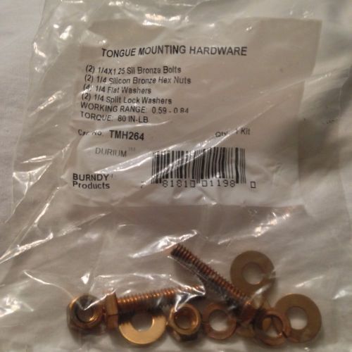 Tmh264 burndy tongue mounting hardware kit lot of 8 for sale