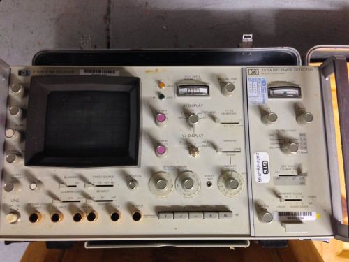HP 3702B IF/BB Receiver and HP 3705A Diff Phase Detector Combination Unit
