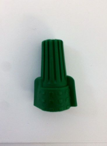 (500 pc) green (p11) double winged twist nut wire connectors grounding for sale