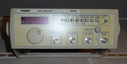Protek B-820 Audio Oscillator