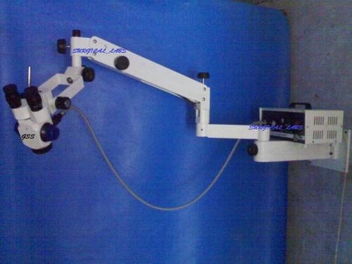 Wall Mount Dental Operating Microscope - It has 3 Step Magnification View india
