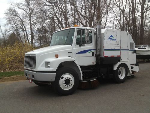 1999 athey mobil m9e street sweeper high dump for sale