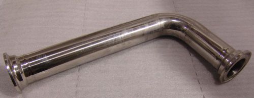 sanitary ell elbow 1-1/2&#034; tri clover type ends 4&#034; x 9&#034;x 1-1/4&#034; tube