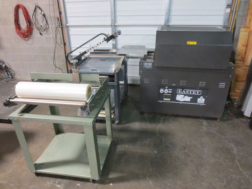 Shrink wrap wrapper, sealer and tunnel system eastley eet-2008 heat seal hs2024 for sale