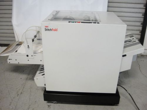 Mbm stitch fold bookletmaker, video on our website for sale