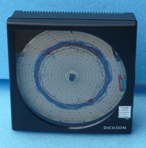 Dickson TH800 Chart Recorder Battery Operated 8&#034; Chart