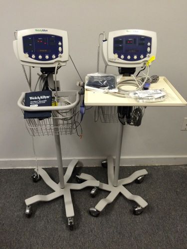 Welch Allyn 300 Series 53NTO Patient Monitor - With stands