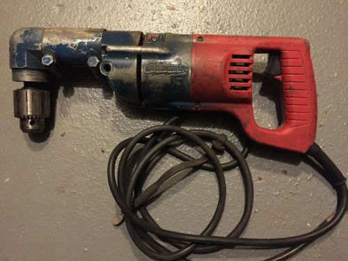 Milwaukee Right Angle D Handle Drill - Model 1101-1  Corded  With Metal Case