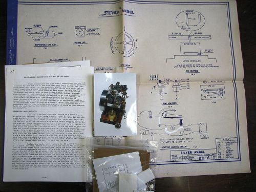 Model Silver Angel Blueprints and Parts Kit - Hit and Miss Engine