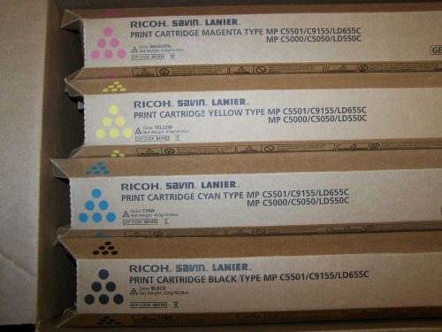 Ricoh, Savin, Lanier Type Mp C5501 / C9155 / LD655C  MP C5000 Factory Sealed.