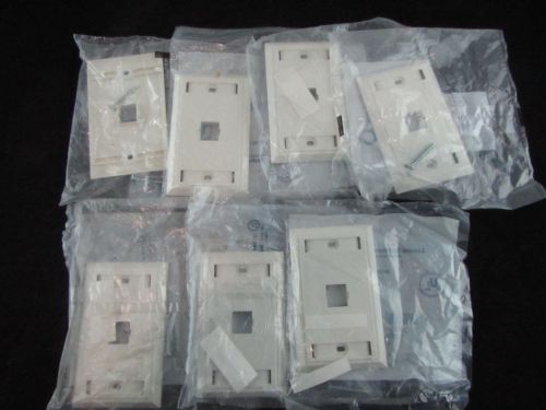 Nip lucent technologies white cat 5 jack face plates with screws labels bundle for sale