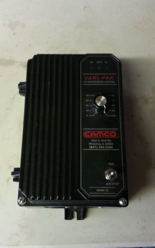 CAMCO 115VAC VARI-PAK SPEED DC CONTROL 92A61633010000 (2 available )