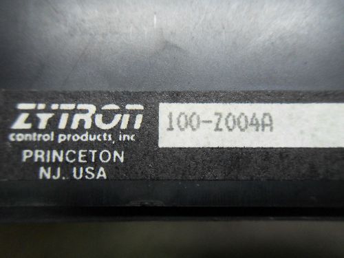 (D10) 1 USED ZYTRON 100-Z004A TEMPERATURE CONTROL