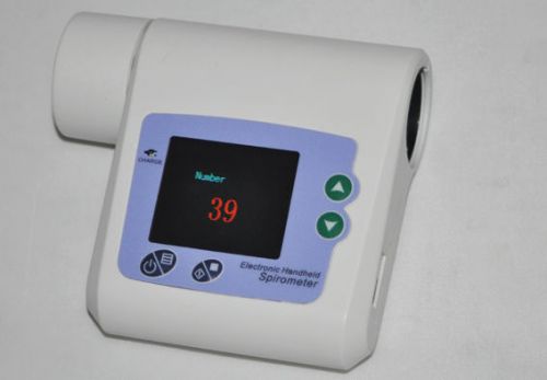 Digital Spirometer PEF FEFV1 FEF lung volume device gm