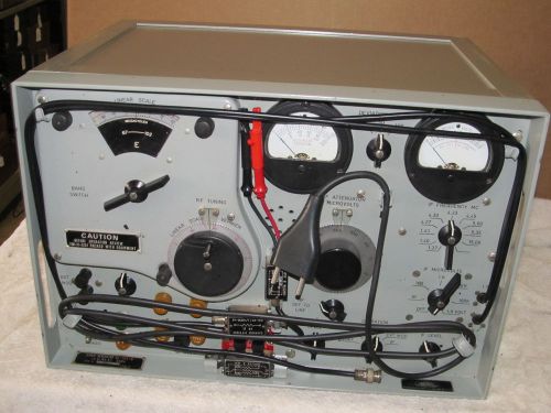 Vintage SG-12A/U Military Signal Generator in Transit Case ,Made in Italy  NICE