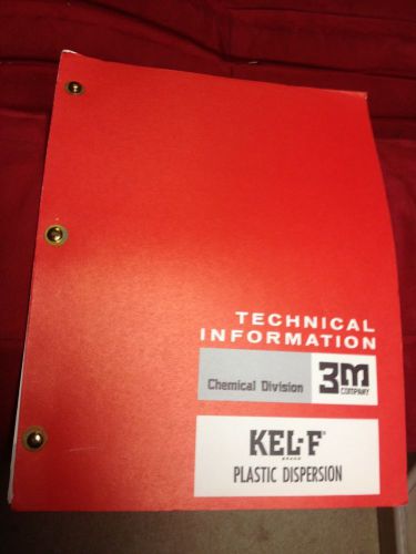Vintage lab ge technical information chemical division 3m company kel-f for sale