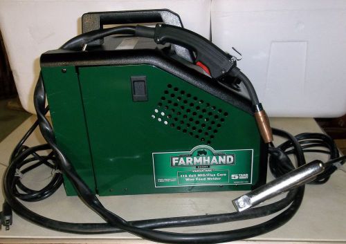 Farmhand versa arc 95 mig/flux core wire feed welder model wg206400av for sale