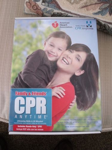 Family and friends cpr anytime training kit american heart association new for sale