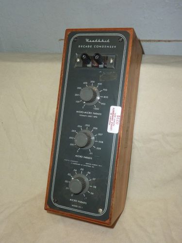 Heathkit DC-1 Capacitor (Condensor) Decade Substitution Box