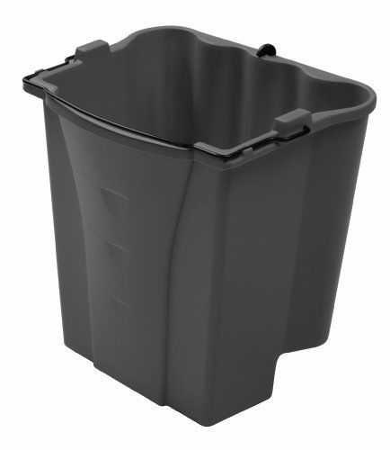 Rubbermaid Commercial 1863900 Executive Series Dirty Water Bucket  Gray