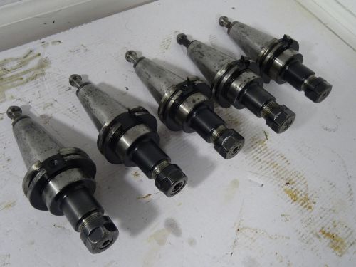 LOT OF 5 ACCUPRO  CAT40 ER16 TOOL HOLDERS