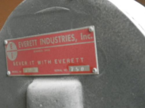Everett Industries Chop saw model #12