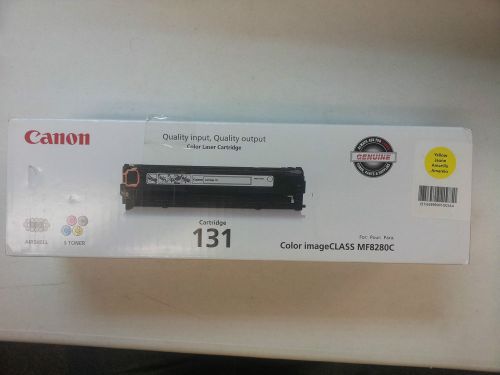 Original New Canon 131 Toner Yellow Color sealed 6270B001AA - Ships from Canada