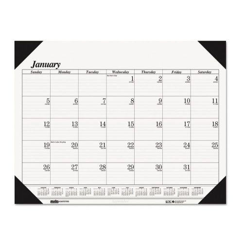 House of Doolittle One Color Refillable Monthly Desk Pad Calendar 22 x 17 - 2015