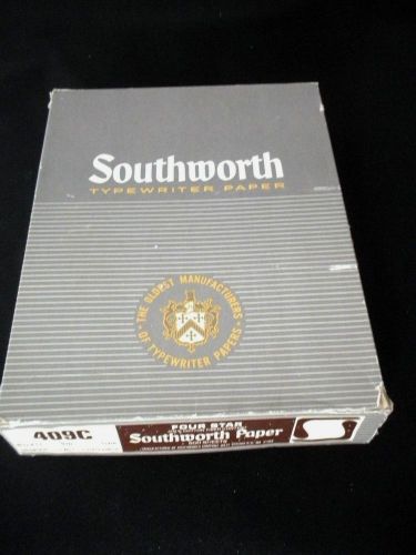 Vintage Southworth 500 PLUS Sheets Four Star Onion Skin Typewriter Paper 409C