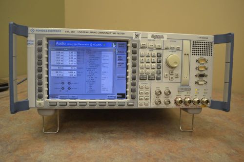 R&amp;s rohde &amp; schwarz cmu200 universal radio rf communication tester set spectrum for sale