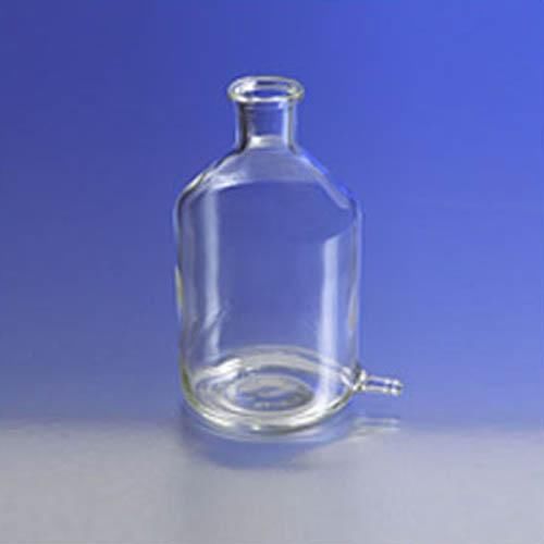 Lab glass - pyrex 500ml aspirator bottles w/bottome sidearm tubulation for sale