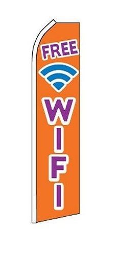 Free WIFI  X-Large Swooper Flag - A-377