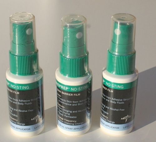 MEDLINE Sureprep Skin Spray No-sting 28ml, exp 4/16, 3 bottles