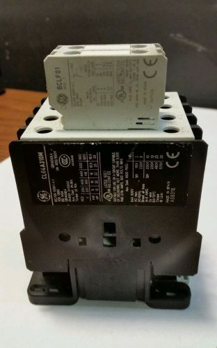 GE CL04A310M Magnetic Contactor 24V Coil 3 Phase 600V 60Amp With BCLF01