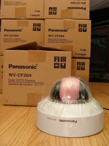 5 Panasonic WV-CF284 CCTV (closed circuit) color dome cameras, new