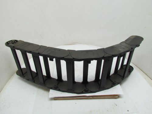Cable/hose carrier 300mm bend radius 222mmw x 56mmh window 91mm pitch 38-3/4&#034; l for sale