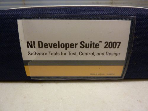 National Instruments NI Developer Suite Q4 2007 LabVIEW 8.5, 12 DVDs, 5 Manuals