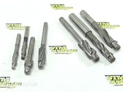 Lot of 7 hss chuck shank counterbores 7/16&#034; to 7/8&#034; weldon putnam usa for sale