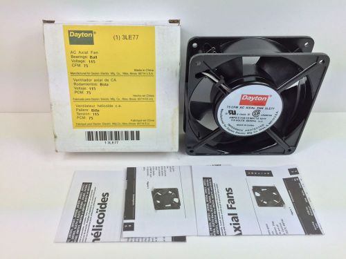 NEW! DAYTON AC AXIAL FAN 3LE77 115 VOLT 75 CFM 50/60 HZ