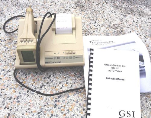 Tympanometry Grason-Stadler, Inc. GSI 37 Auto Temp