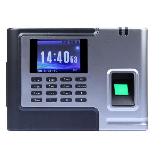 SKY V8 Fingerprint Time Attendance Clock Employee Payroll Recorder, USB+TCP/ IP
