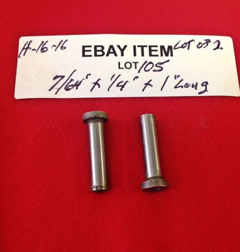 Acme h-16-16 head press fit, shoulder drill bushings 7/64&#034; x 1/4&#034; x 1&#034; lot of 2 for sale
