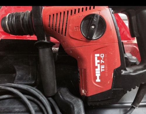 HILTI TE 7-C HAMMER DRILL, PRE OWNED, IN GREAT CONDITION