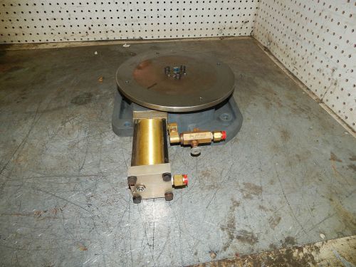Allenair Rotary Indexing Table 11&#034; inch diameter rotates clockwise 80 PSI