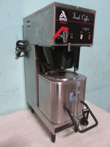 &#034;AMERICAN METAL WARE&#034; COMMERCIAL COFFEE BREWER w/SATELLITE DISPENSER, HOT WATER