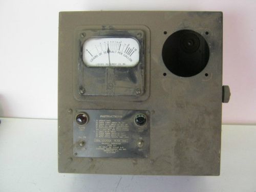Vintage Salinity Indicator Type 14 with Meter &amp; Enclosure, Movie Prop, Steampunk